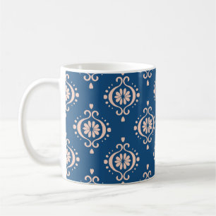 Mug Ornement damassé Ikat Géométrique
