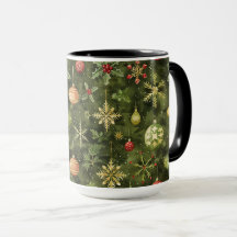 Ornement de Noël en aquarelle