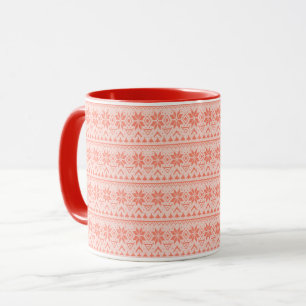 Mug ornement de Noël nordique hiver scandinave norvégi