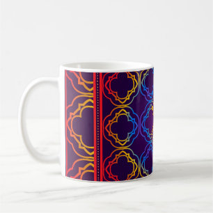 Mug Ornement Décoratif Avec Décoration Géométrique. Sy