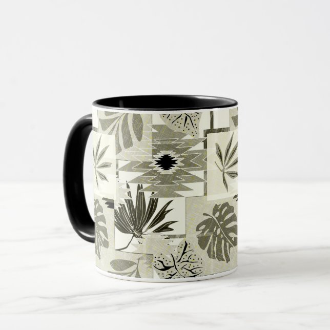 Mug Ornement exotique. (Devant gauche)
