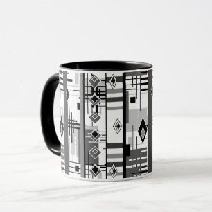 Mug Ornement moderne abstrait éléments géométriques vi