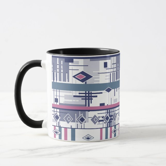 Mug Ornement moderne abstrait éléments géométriques vi (Gauche)