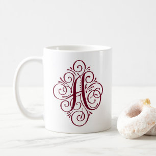 Mug Ornement Monogramme Laver Personnalisé