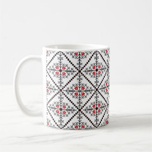 Mug ornement motif sans couture