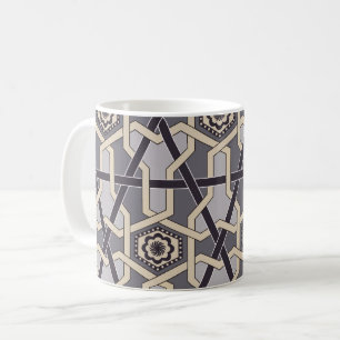 Mug Ornement oriental ethnique Broderie décoration Mot
