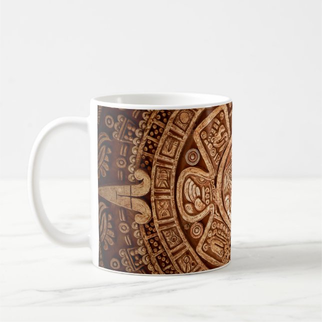Mug Ornement païen d'une tribu Maya texture (Gauche)