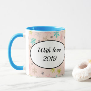 Mug Ornements de Noël à l'ancienne accrochés aux arbre