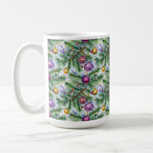 Mug Ornements de sapin de Noël