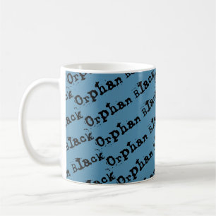 Mug Orphan Black répétition motif désespéré police de