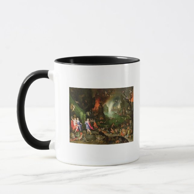 Mug Orphée avec une harpe jouant à Pluton (Gauche)