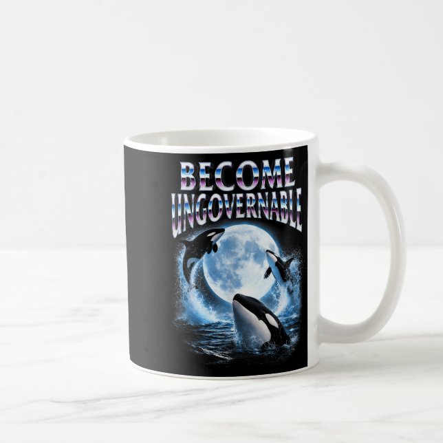 Mug Orque baleine amoureux mer océan animal devient (Droite)