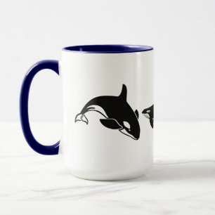 Mug Orque Baleine Eau Paix Amour Nature Destinée