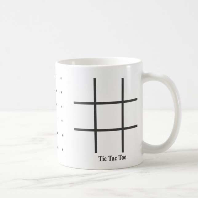 Mug orteil tic de tac de jeu de point (Droite)
