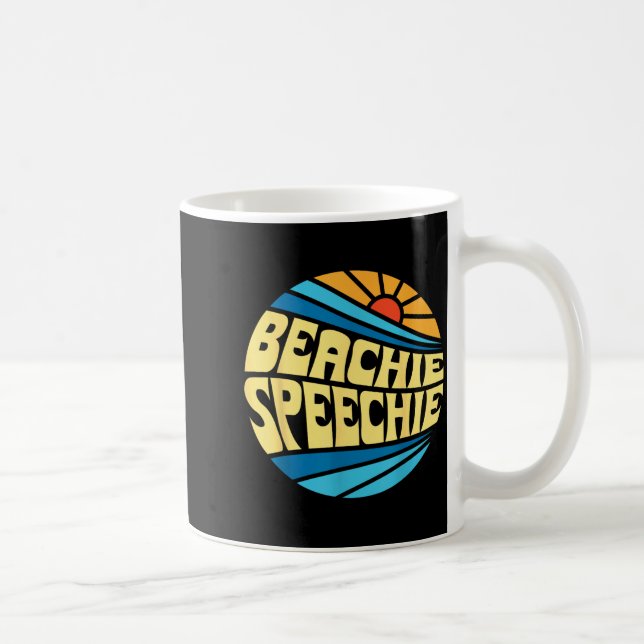 Mug Orthophonie Beachie Speechie Thérapeute De La Paro (Droite)