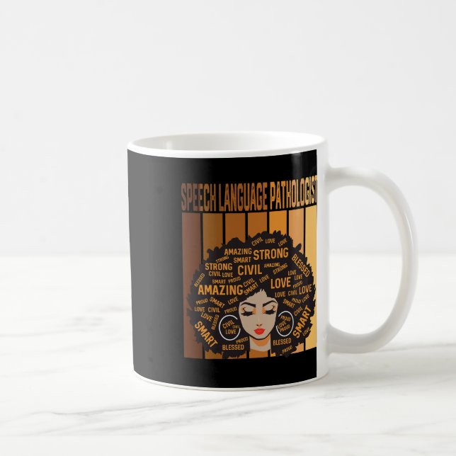 Mug Orthophoniste Afro Afro-Américain Noir (Droite)
