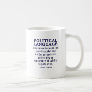 Mug Orwell sur la langue politique