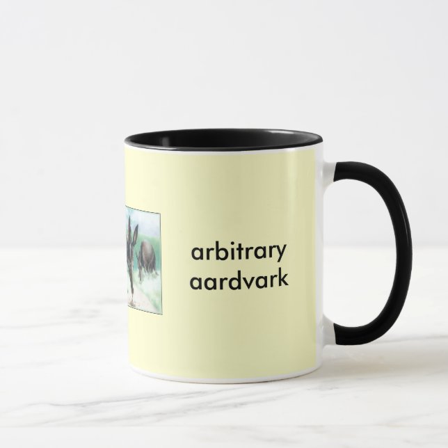 Mug oryctérope arbitraire (Droite)