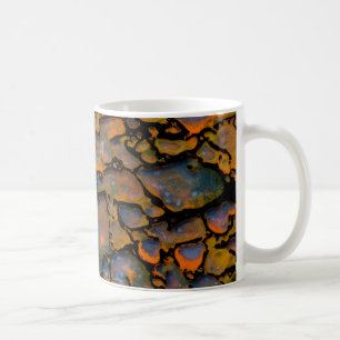 Mug Os de dinosaure pétrifié orange