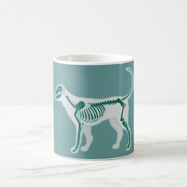 MUG OS DE VÉTÉRINAIRE DE RAYON X D'ANATOMIE DE CHIEN (Centre)