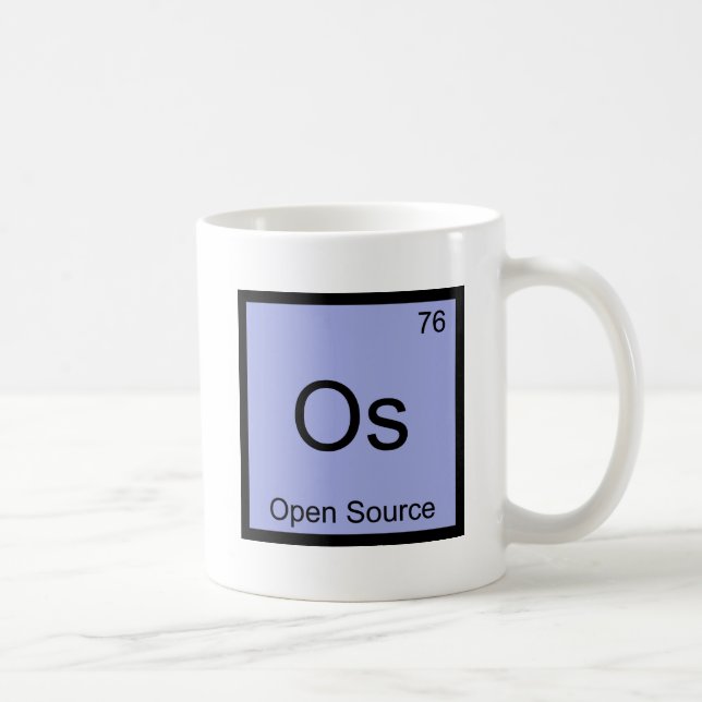 Mug Os - Logiciel de symbole d'élément de chimie Open  (Droite)