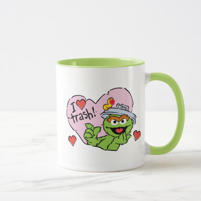Mug Oscar "I Love Trash" Valentine (Droite)