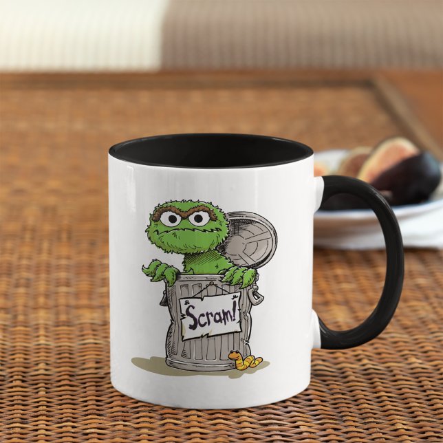Mug Oscar le Grincheux Dégage (Créateur téléchargé)