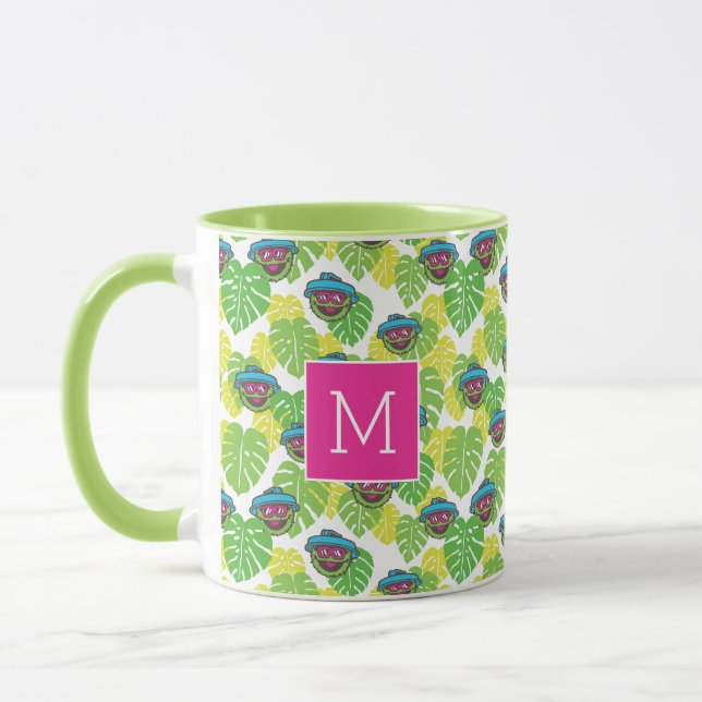 Mug Oscar le Grincheux | Motif Tropical (Gauche)