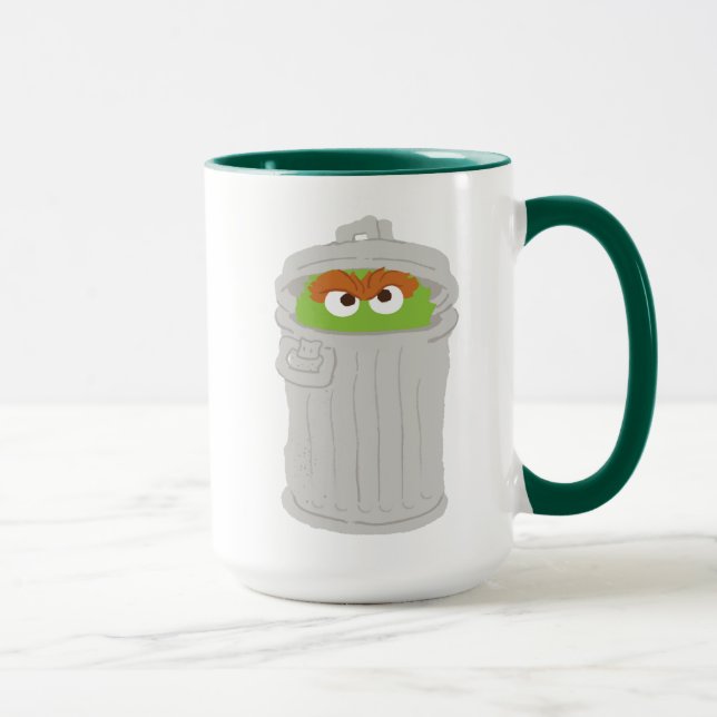 Mug Oscar le Grouch & Sa Poubelle (Droite)