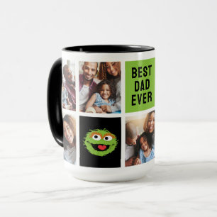 Mug Oscar le Groupement   Meilleur papa photo Collage