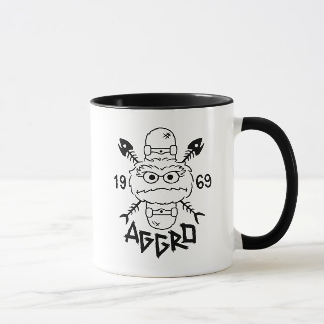 Mug Oscar the Grouch Skate Logo - Aggro 1969 (Droite)
