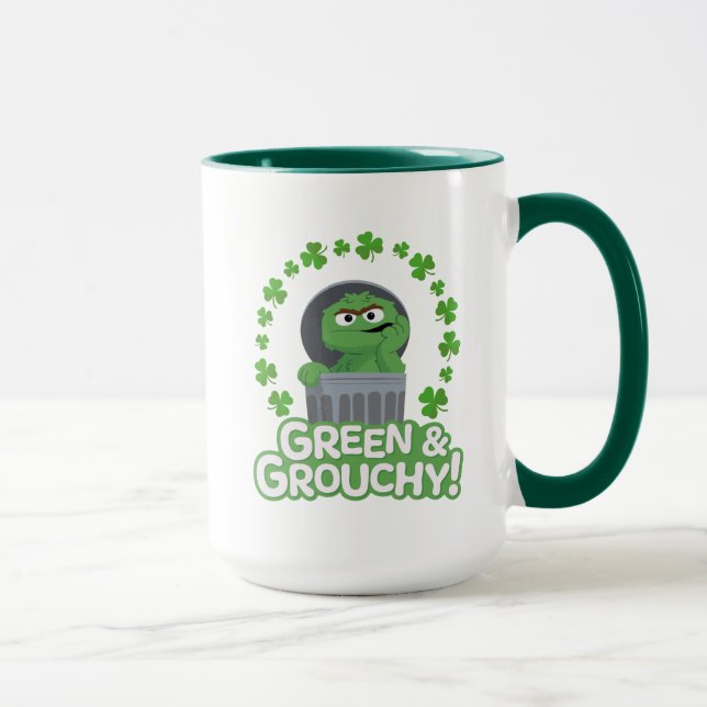 Mug Oscar | Vert et Grognon ! (Droite)