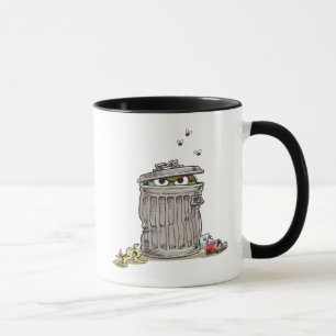 Mug Oscar vintage dans poubelle
