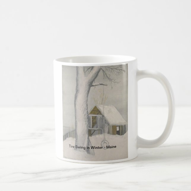Mug Oscillation de pneu en hiver - Maine (Droite)