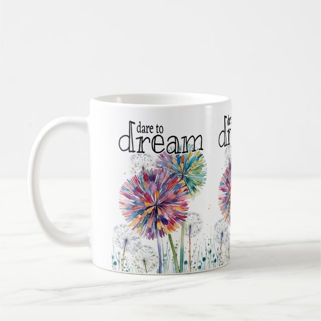 Mug Osez rêver des mauvaises herbes (Gauche)