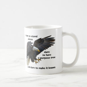 Mug Osez vous dresser seul, édition aigle américain ch