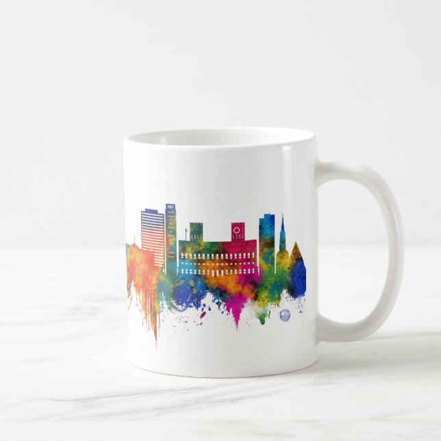 Mug Oslo Norvège Skyline (Droite)
