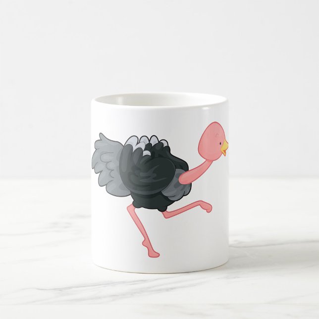 Mug Ostrich Running (Créateur téléchargé)
