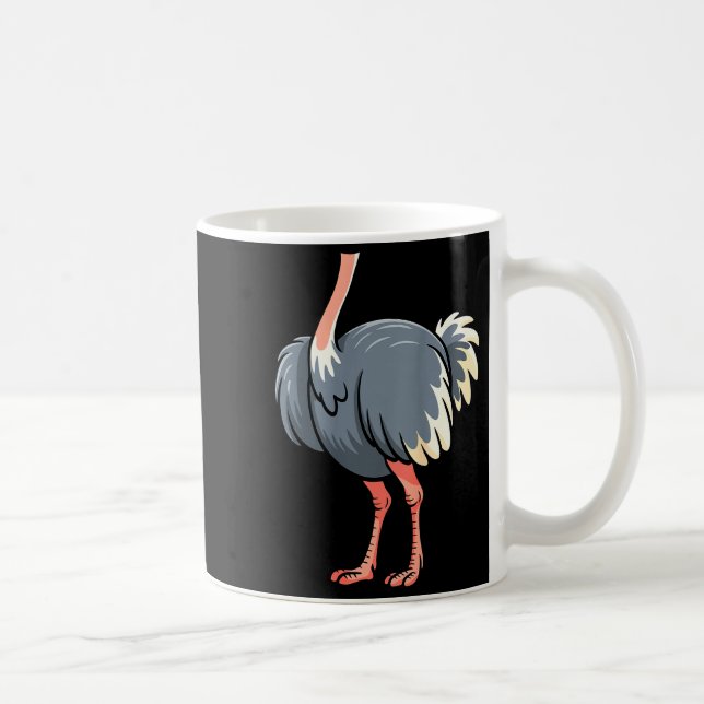Mug Ostrich Shirt Adult Men Women Kids Body Ostrich Co (Droite)