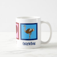 Ostriches Peace Love
