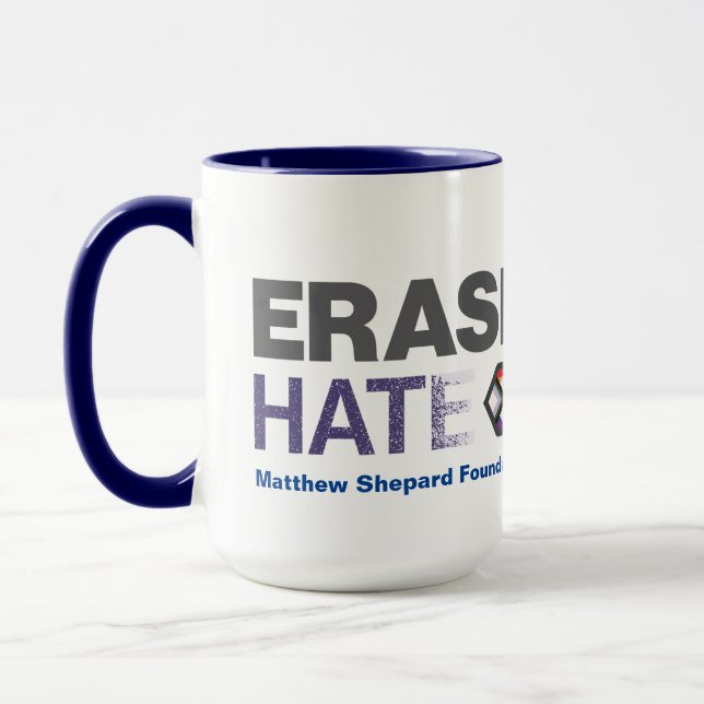 Mug OTP Matthew Shepard Foundation Effacer la haine 15 (Gauche)