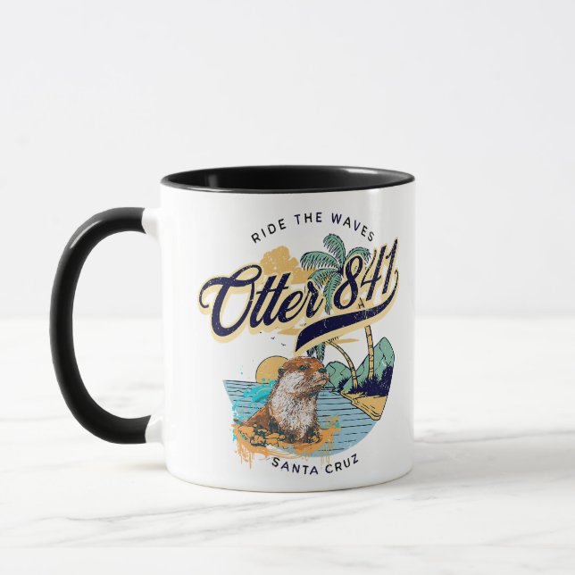Mug Otter 841 Surfing Otter 841 California Surf Board (Gauche)