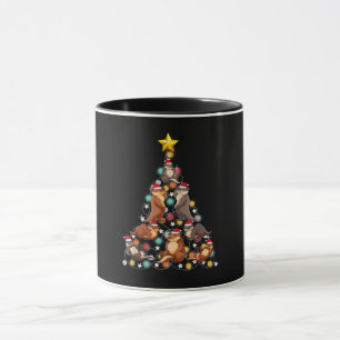 Mug Otter de Père Noël Noël Arbre de Noël Fantasti