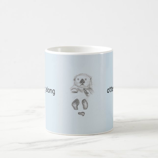 Mug Otter flottant dans l'eau (Centre)