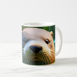 Mug Otterly Adorable - AI Fantasy Digital Art Print 