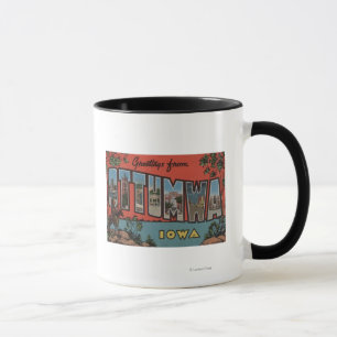 Mug Ottumwa, lettre ScenesOttumwa, IA d'IowaLarge