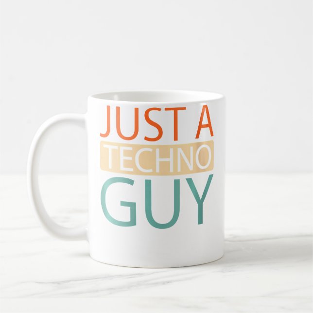Mug Où Clubbing Techno Electro Raver Hardtekk Juste Un (Gauche)
