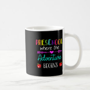 Mug Où commence l'aventure Enseignant Kinder