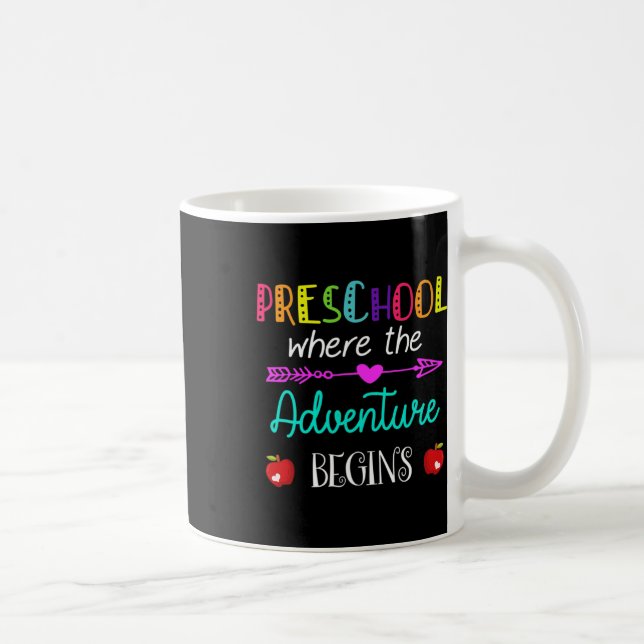Mug Où commence l'aventure Enseignant Kinder (Droite)