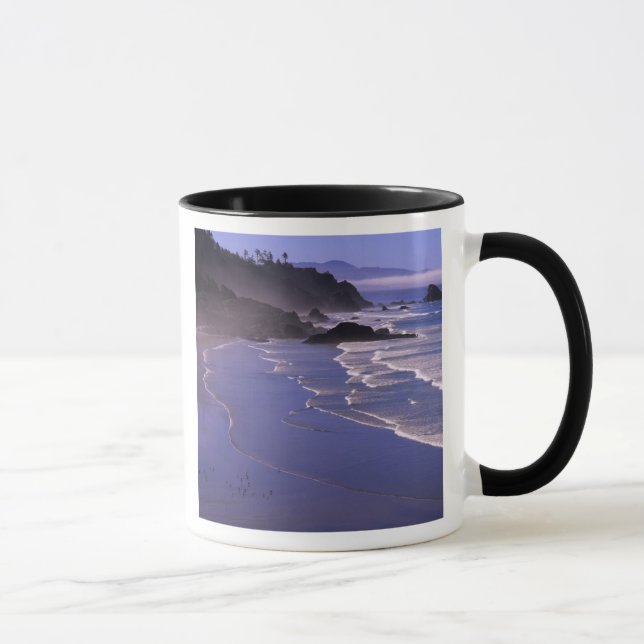 Mug OU, côte de l'Oregon, Ecola SP, Indian Beach avec (Droite)